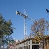 View of a Crane on a large  project .